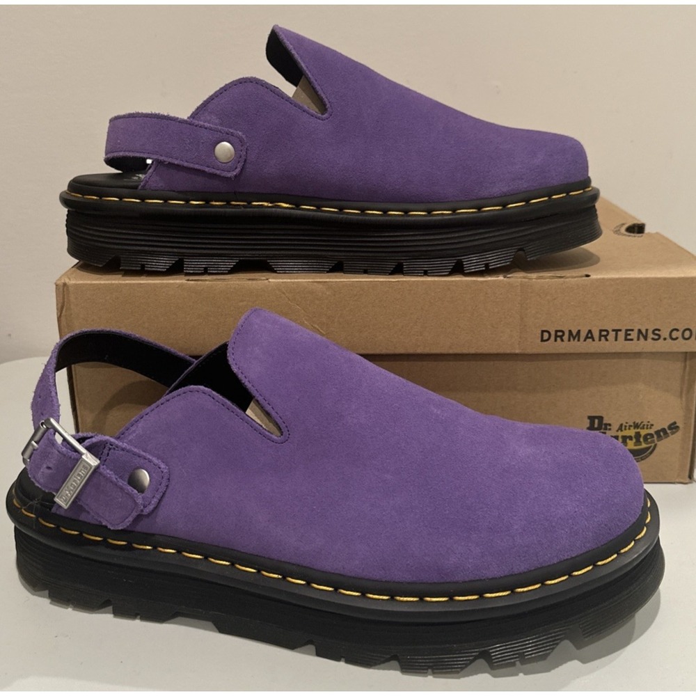 Dr Martens Men Size EU 48 US 14 Zebzag Mule Shoes Twilight Purple #31937500